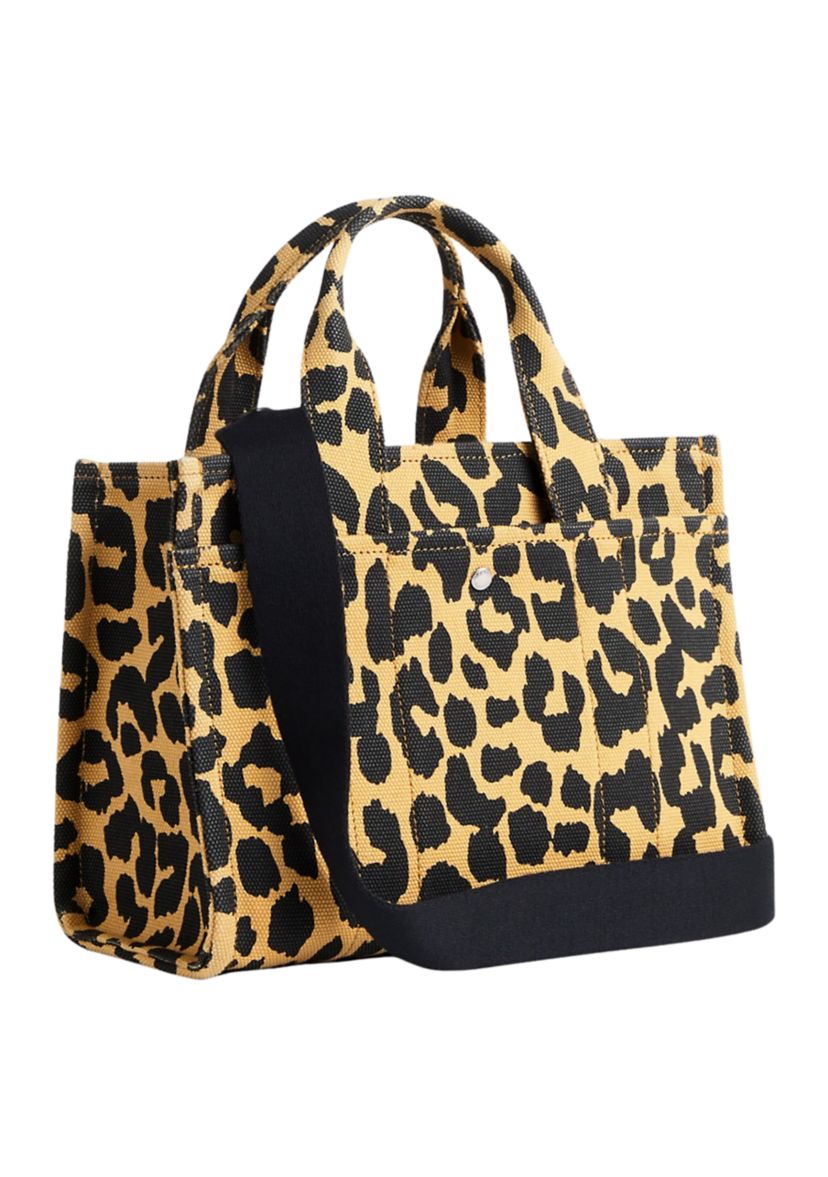 Cargo Tote 26 with Leopard Print