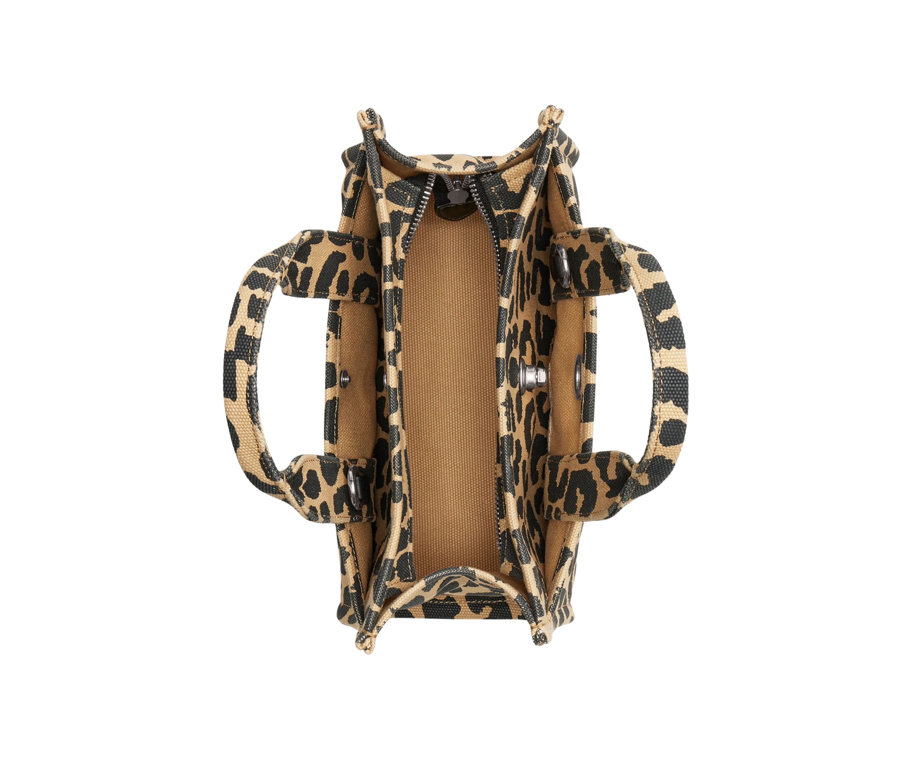 Cargo Tote 26 with Leopard Print