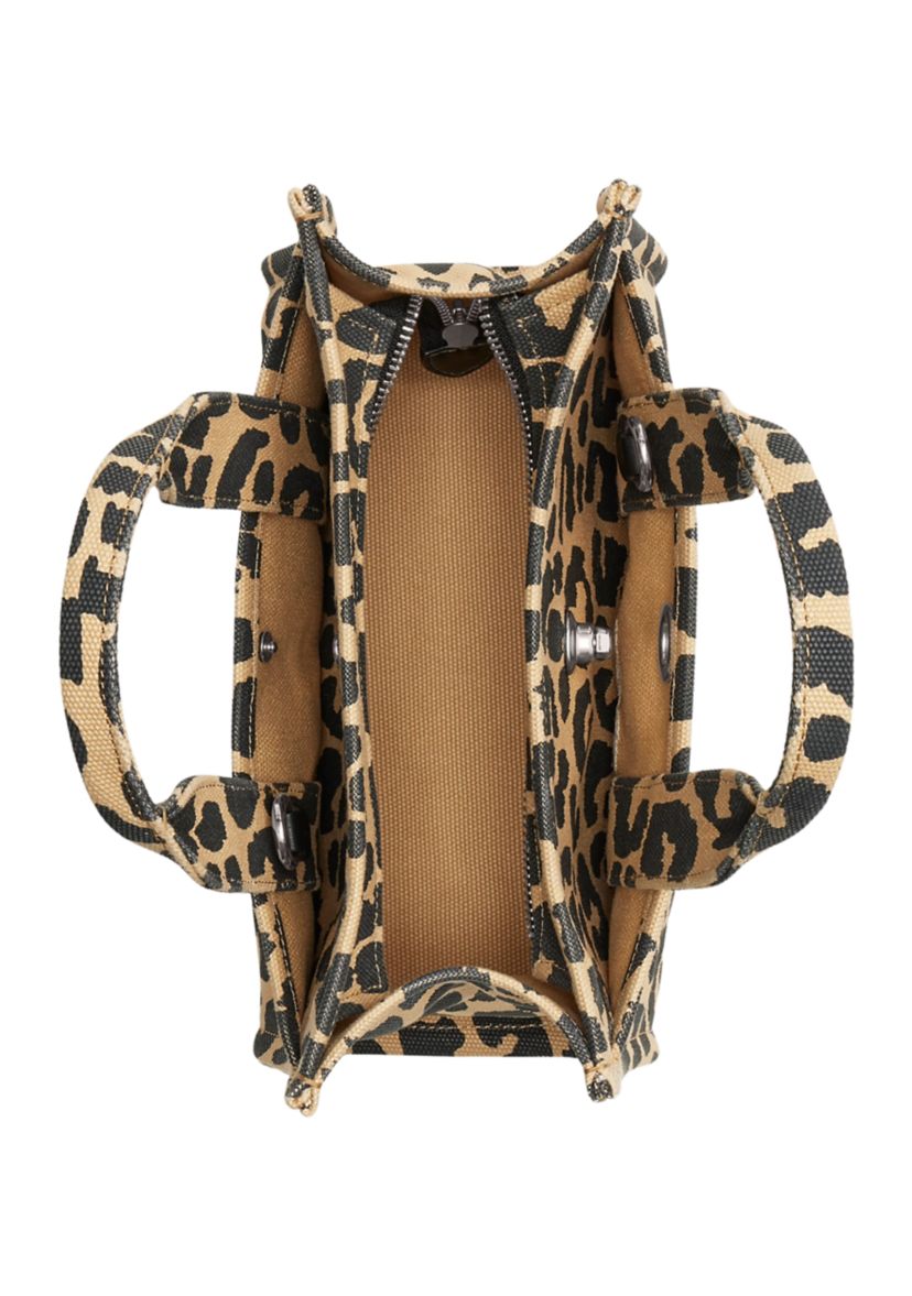 Cargo Tote 26 with Leopard Print
