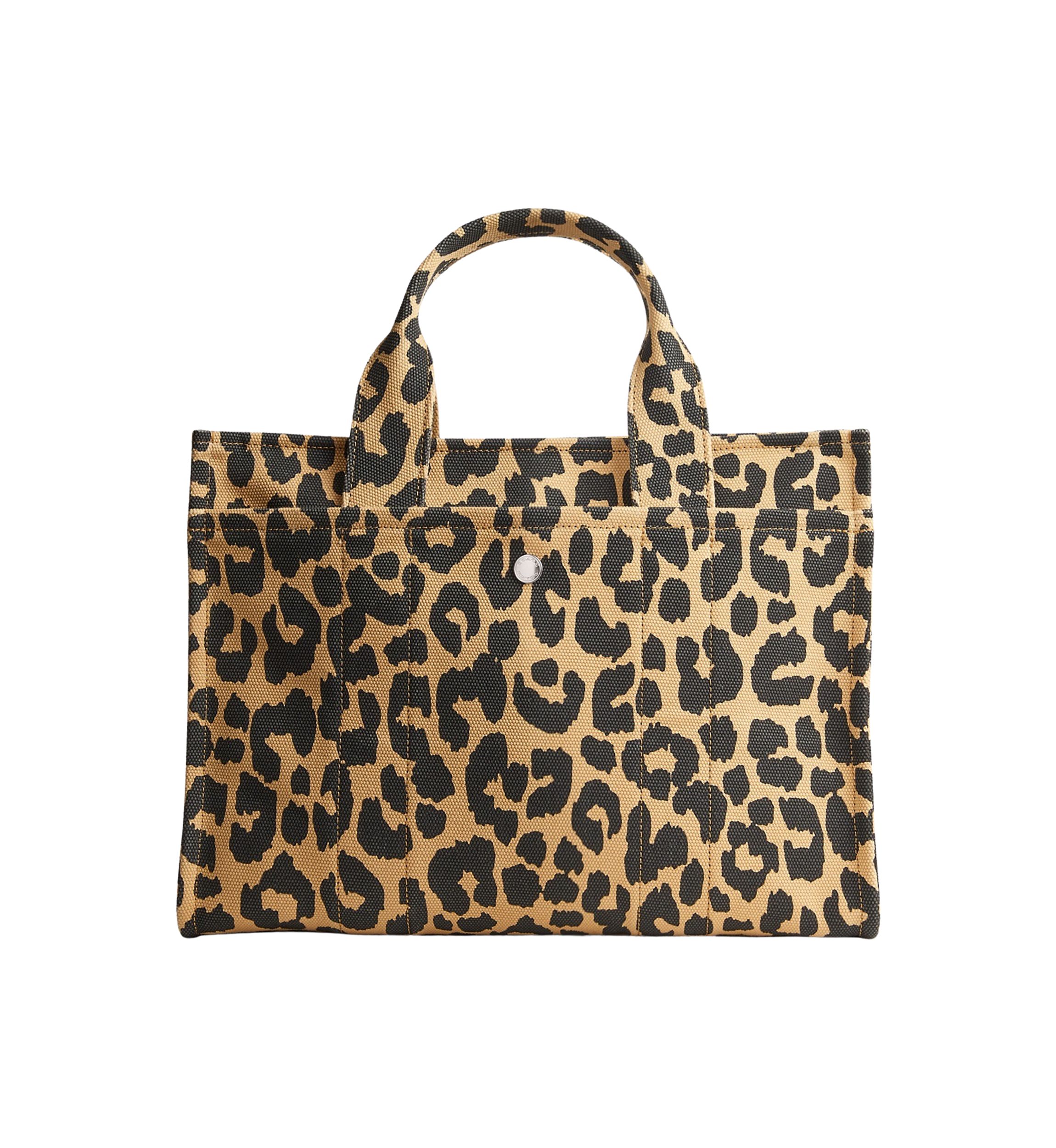 Leopard Print Cargo Tote