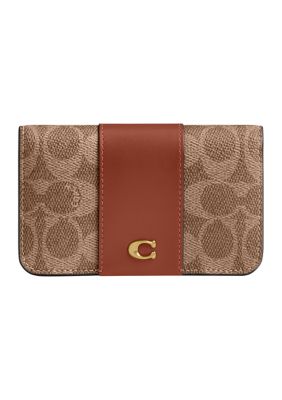 COACH Women's Essential Slim Card Case in Signature Canvas