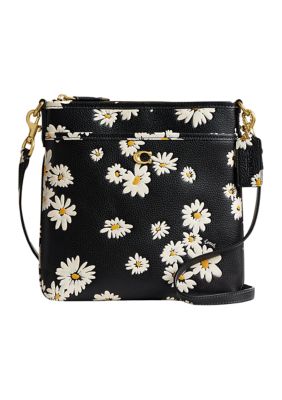 Kitt Messenger Crossbody with Floral Print