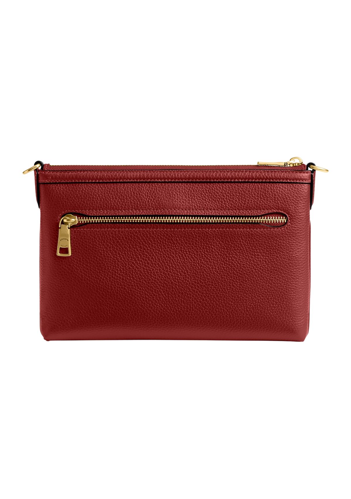Refined Pebble Leather Legacy Zip Top Crossbody 