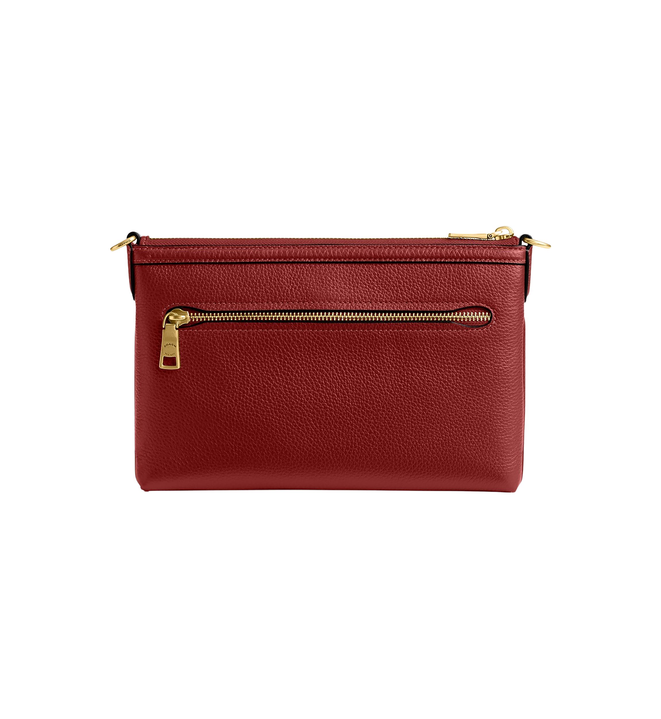 Refined Pebble Leather Legacy Zip Top Crossbody 