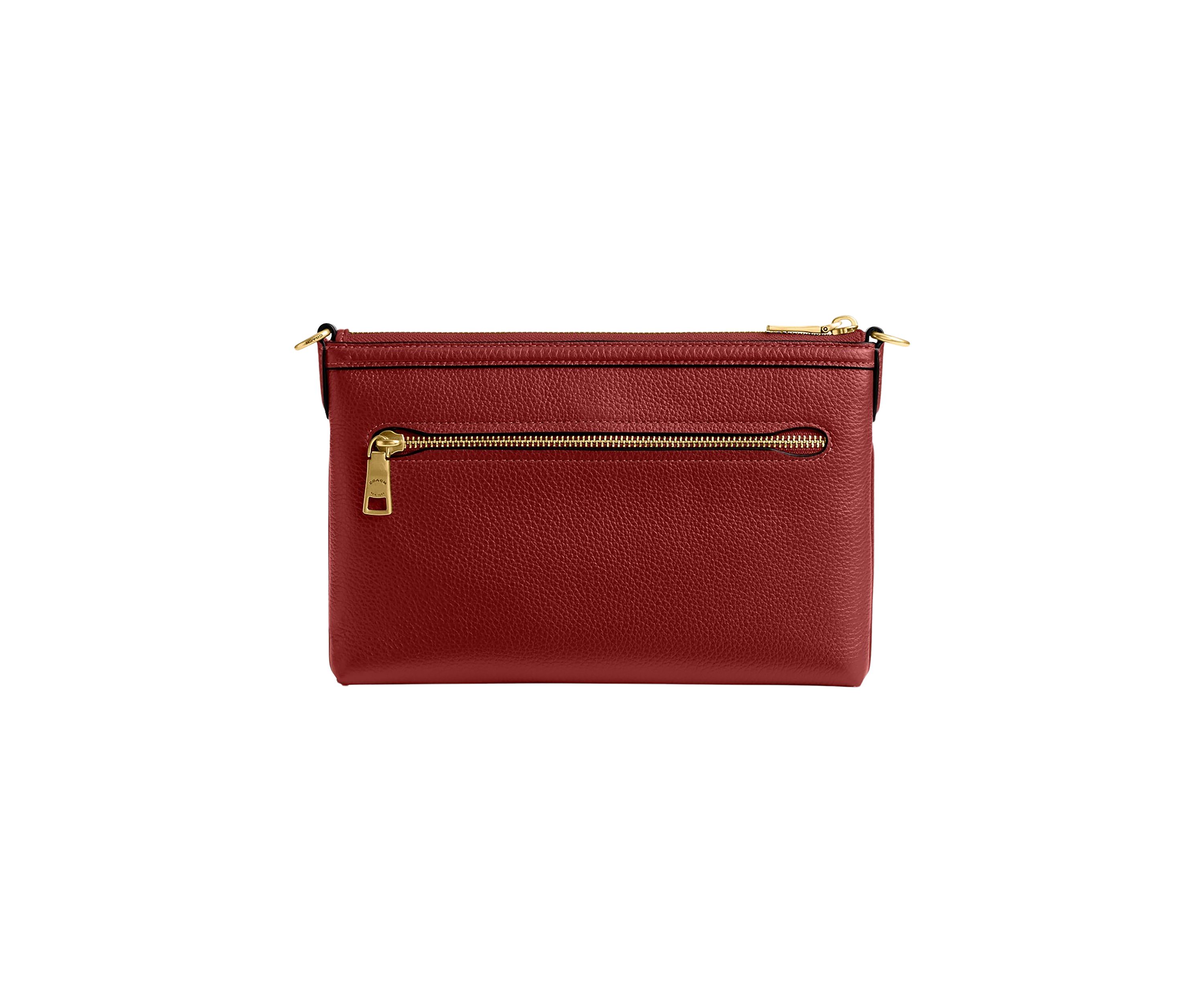 Refined Pebble Leather Legacy Zip Top Crossbody 