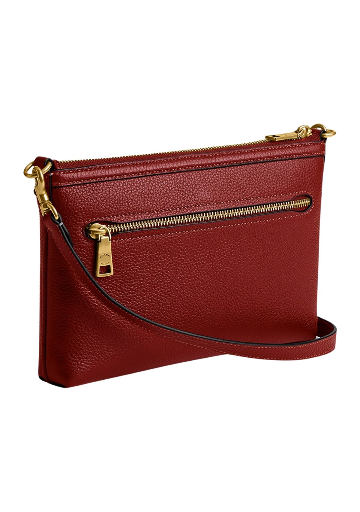 Refined Pebble Leather Legacy Zip Top Crossbody 