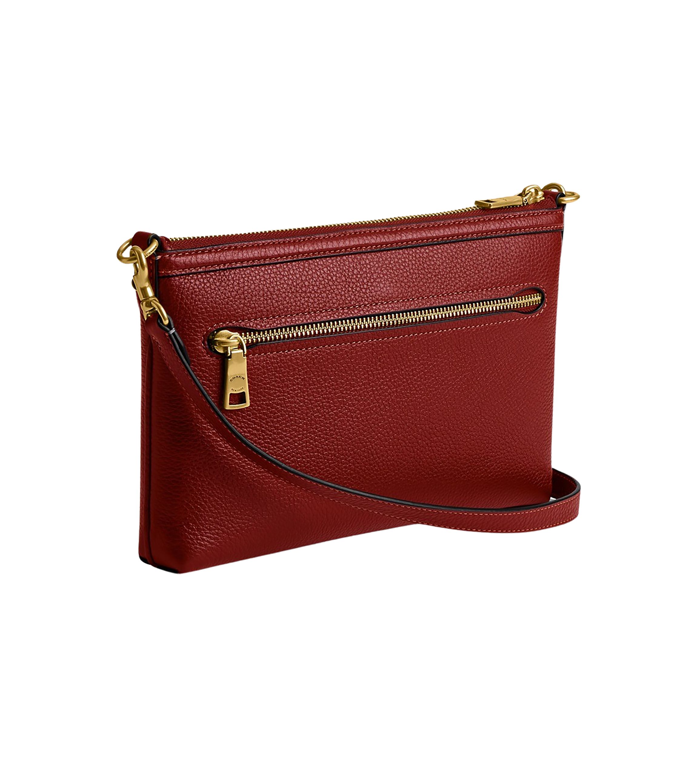 Refined Pebble Leather Legacy Zip Top Crossbody 