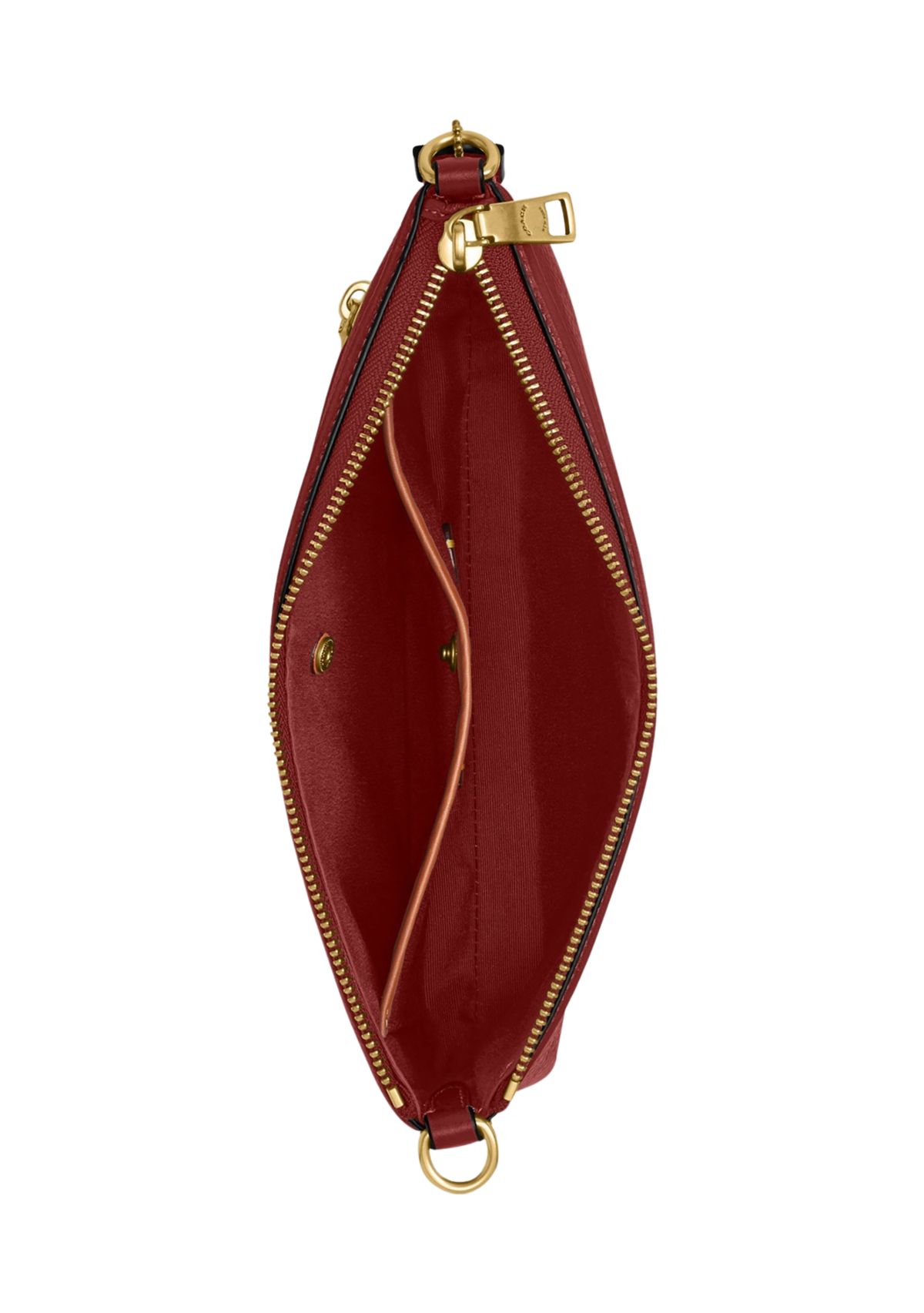 Refined Pebble Leather Legacy Zip Top Crossbody 