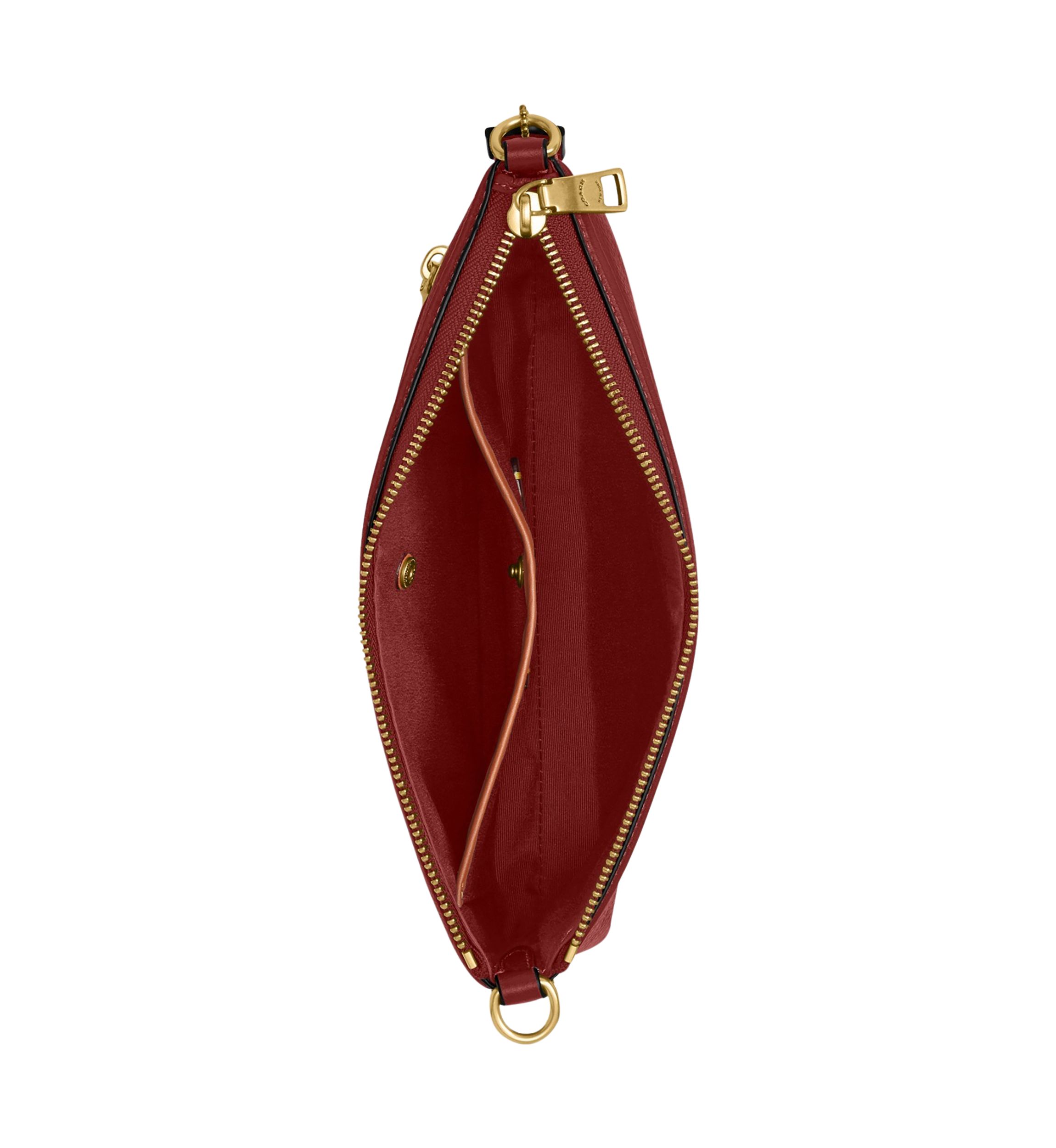 Refined Pebble Leather Legacy Zip Top Crossbody 