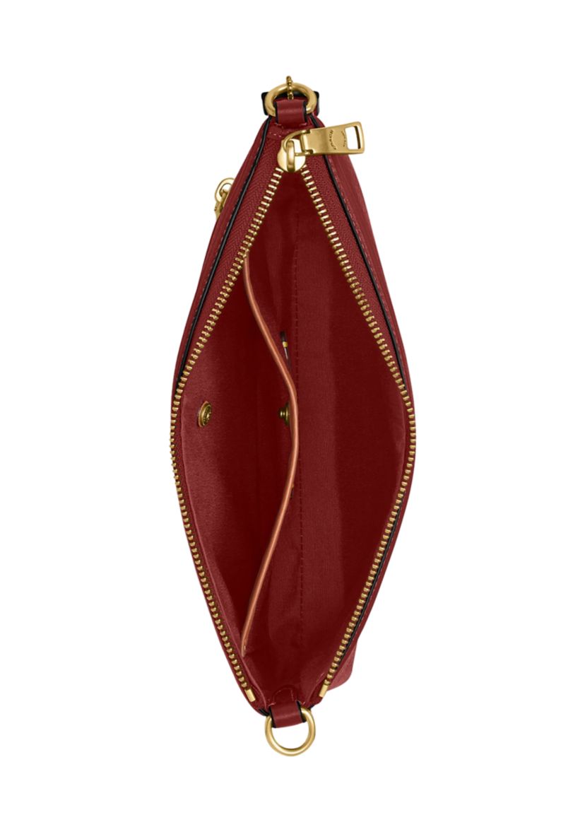 Refined Pebble Leather Legacy Zip Top Crossbody 
