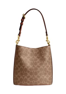 ★Coach★ Willow Soft Bucket Bag 19 Canvas CW602 B4XHG Willow Soft Bucket Bag 19 In Signature Canvas