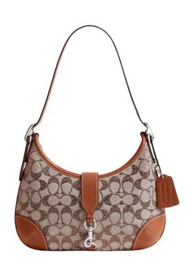 Hamptons Hobo Bag in Crystal Signature Jacquard