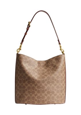 COACH Willow Soft Bucket Bag in Signature Canvas | belk