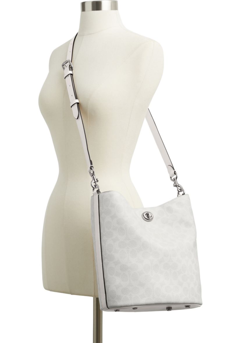 Willow Soft Bucket Bag in Signature Canvas