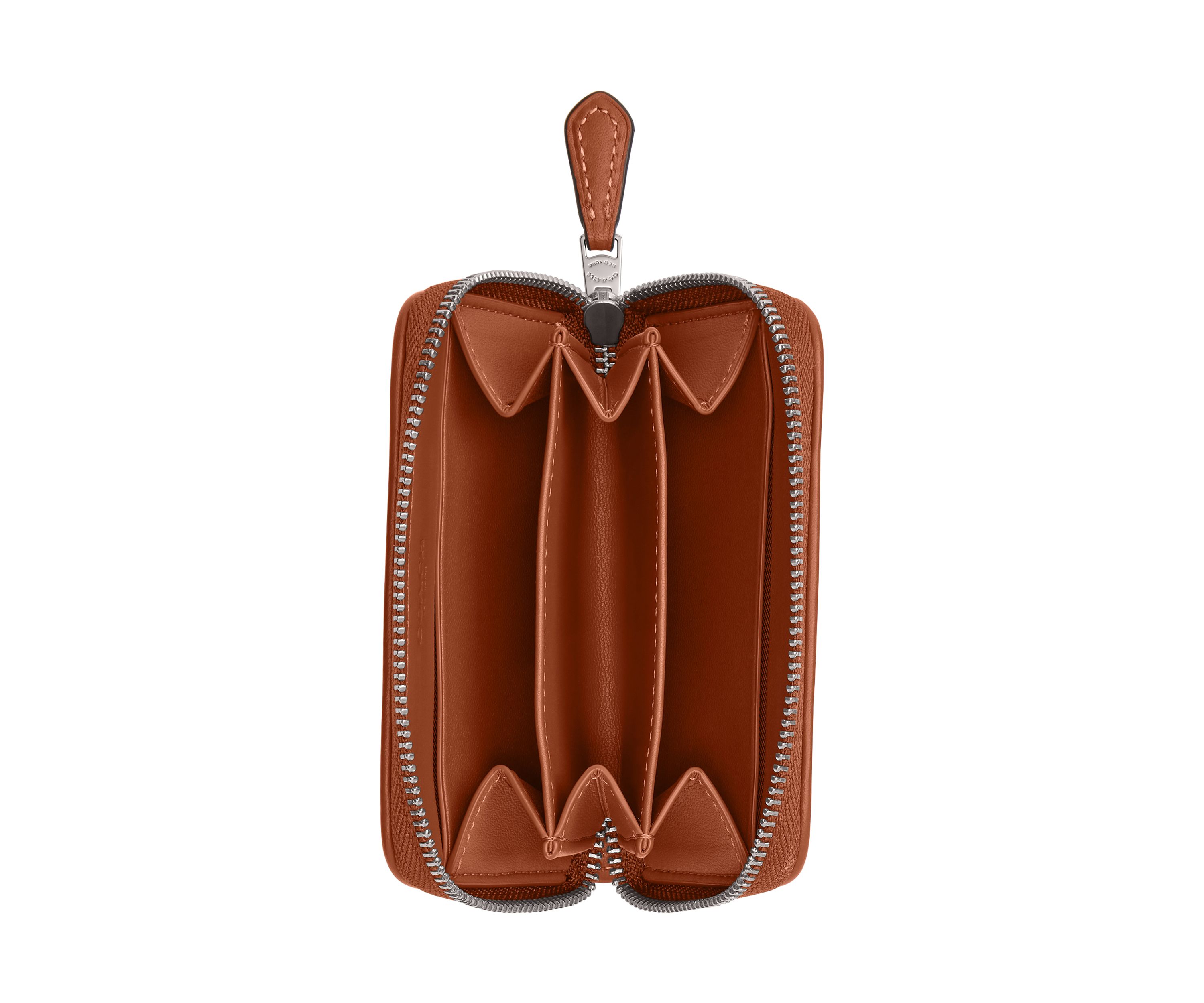 Essential Small Zip Around Card Case in Crystal Signature Jacquard