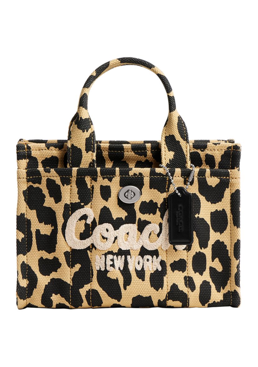 COACH Leopard Printed Canvas Cargo 20 Tote Bag | Belk