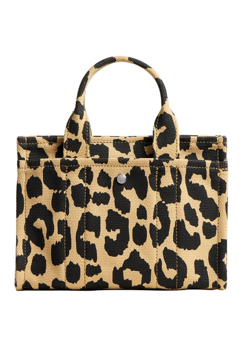 COACH Leopard Printed Canvas Cargo 20 Tote Bag | Belk