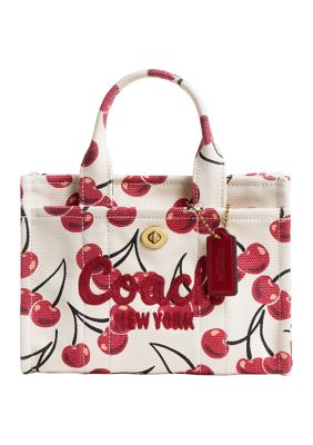 COACH Cargo Tote Bag 20 with Cherry Print | belk