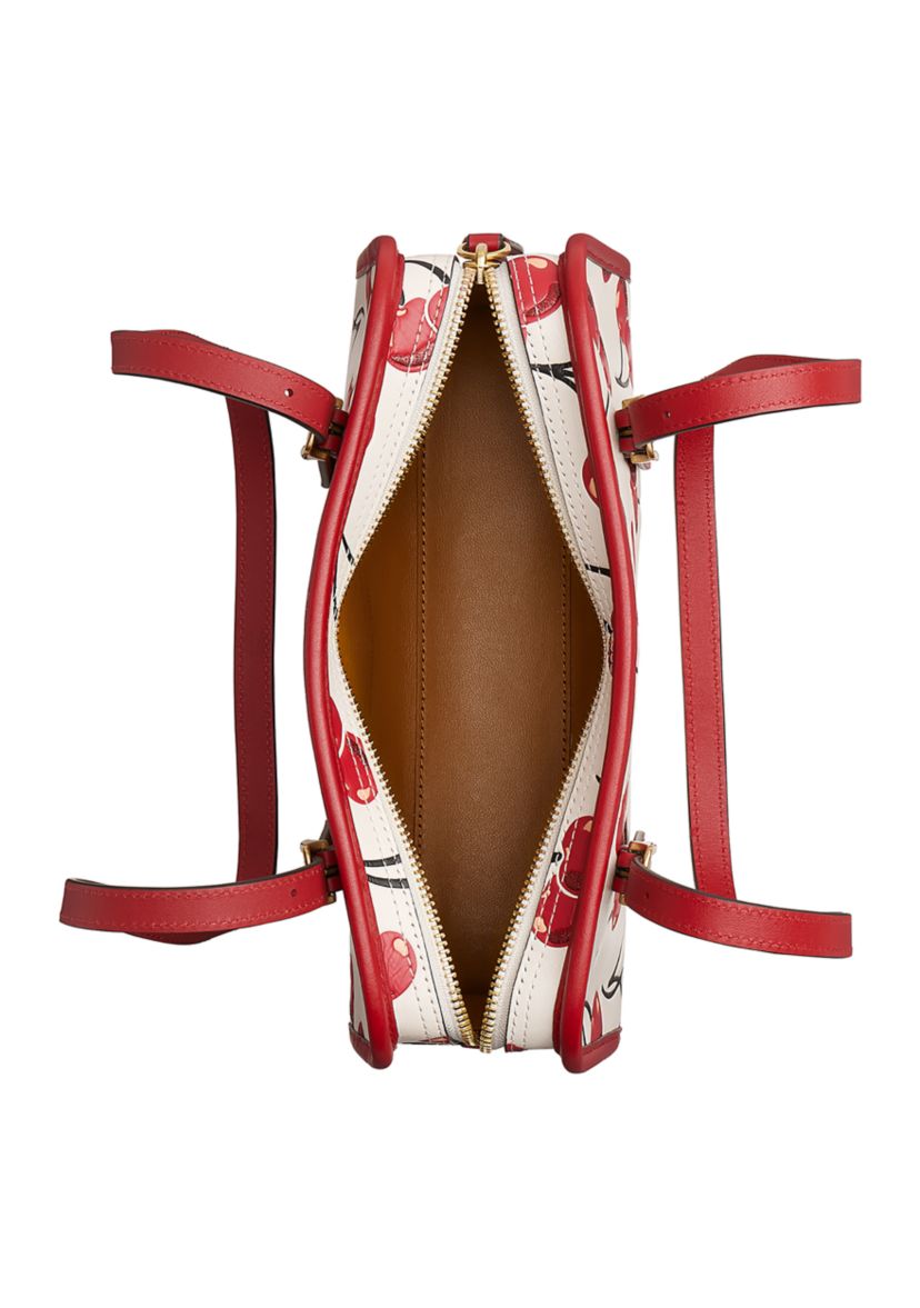 Swing Zip Bag with Cherry Print