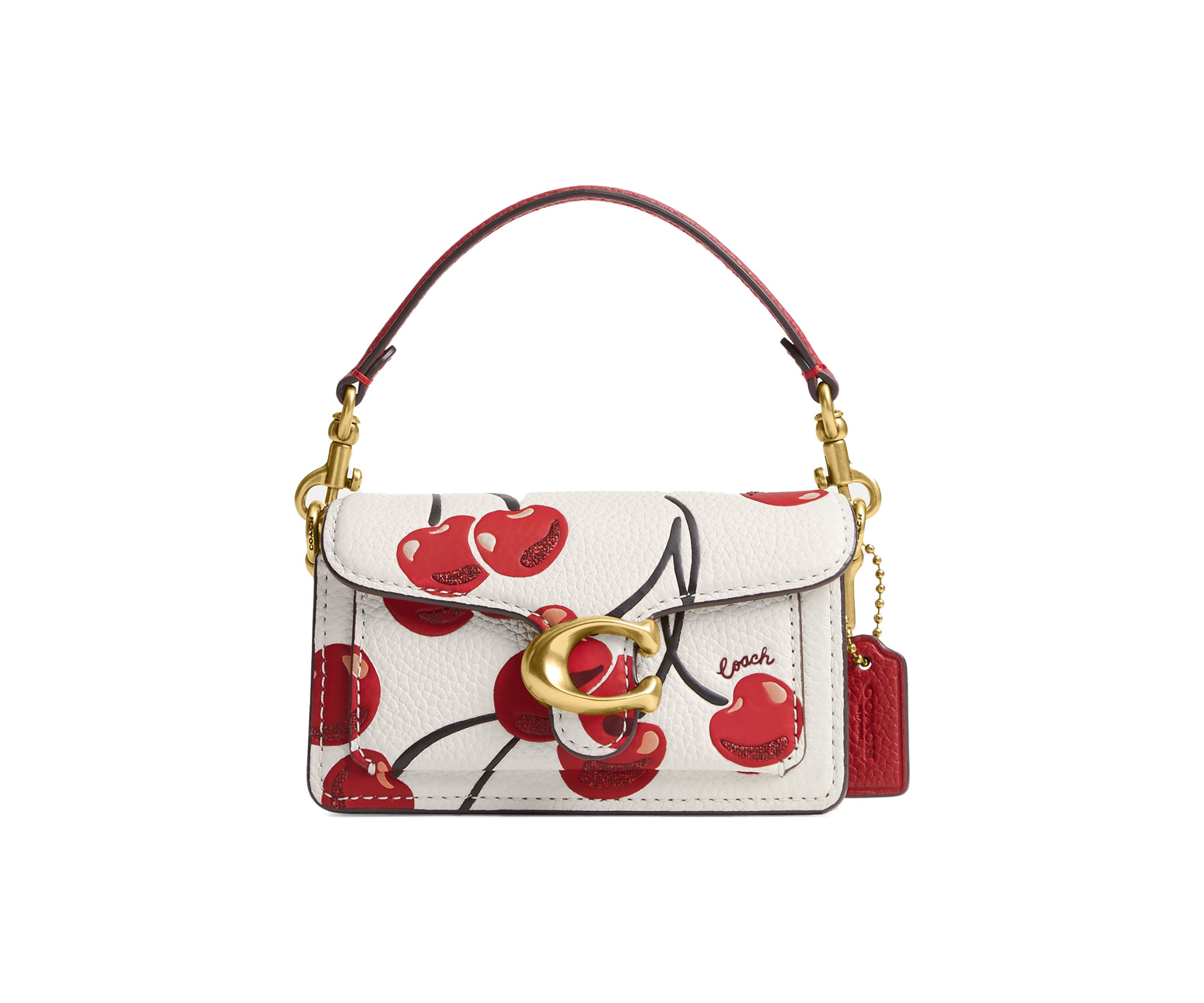 Tabby Bag 12 with Cherry Print