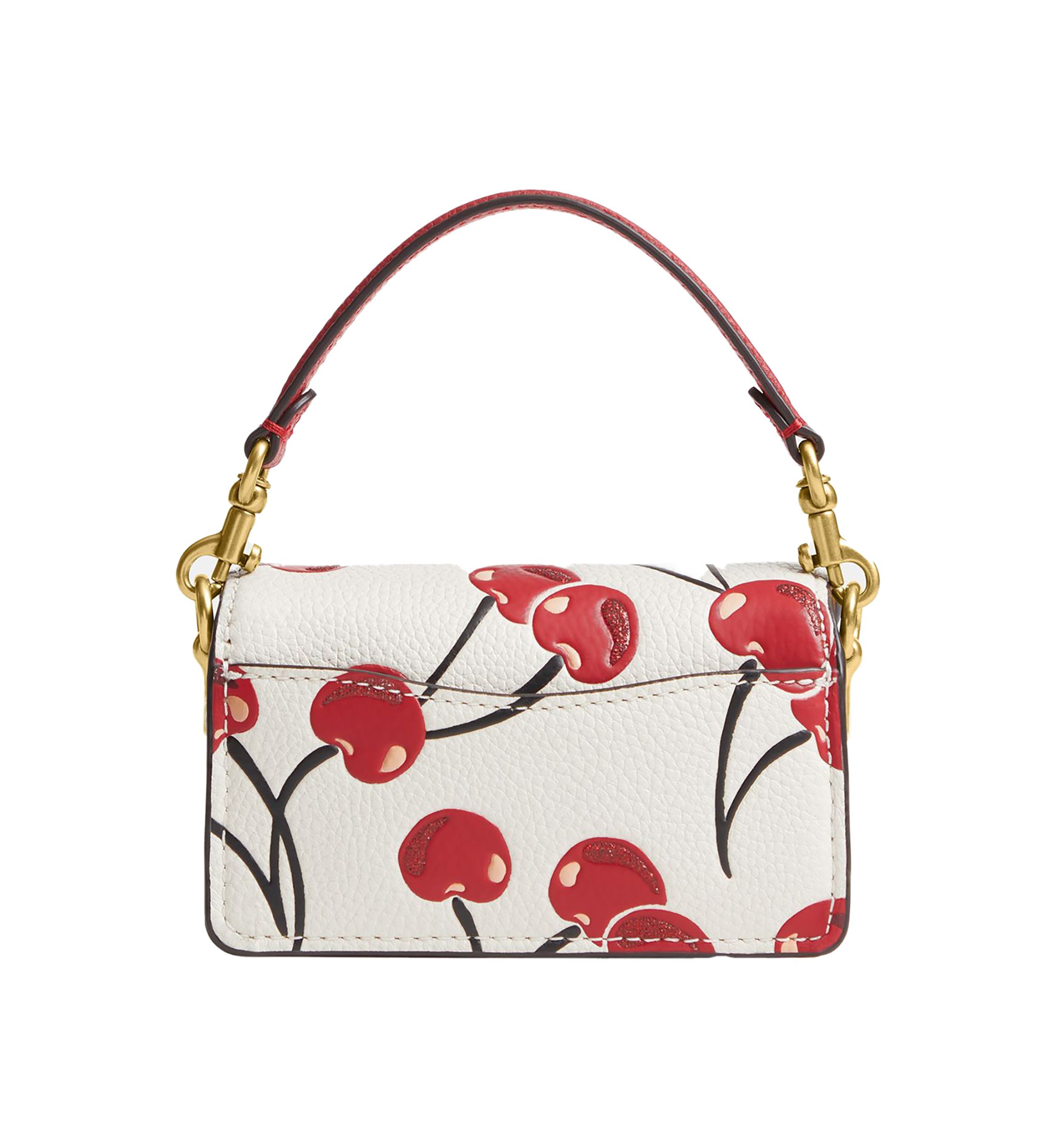 Tabby Bag 12 with Cherry Print