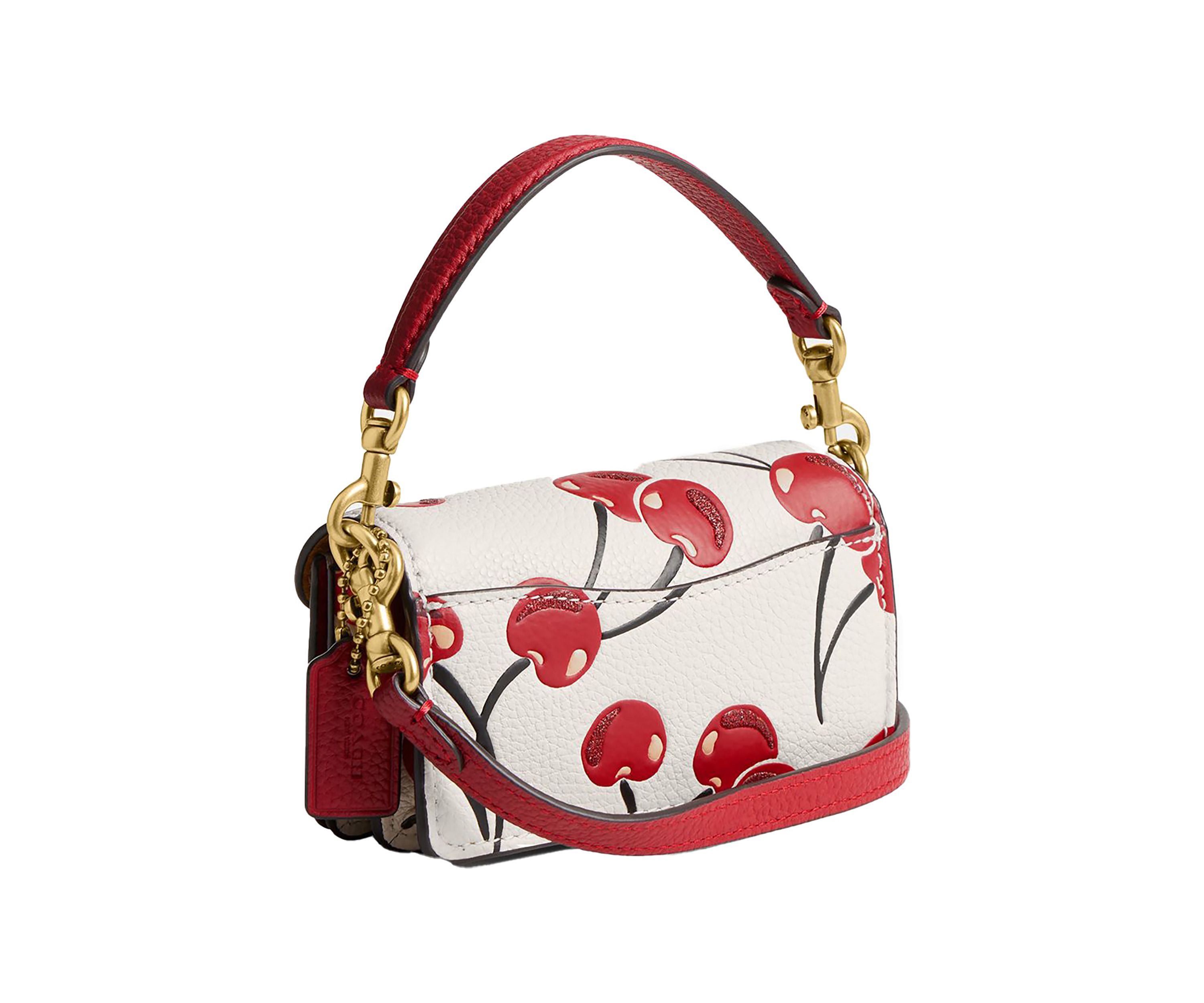 Tabby Bag 12 with Cherry Print