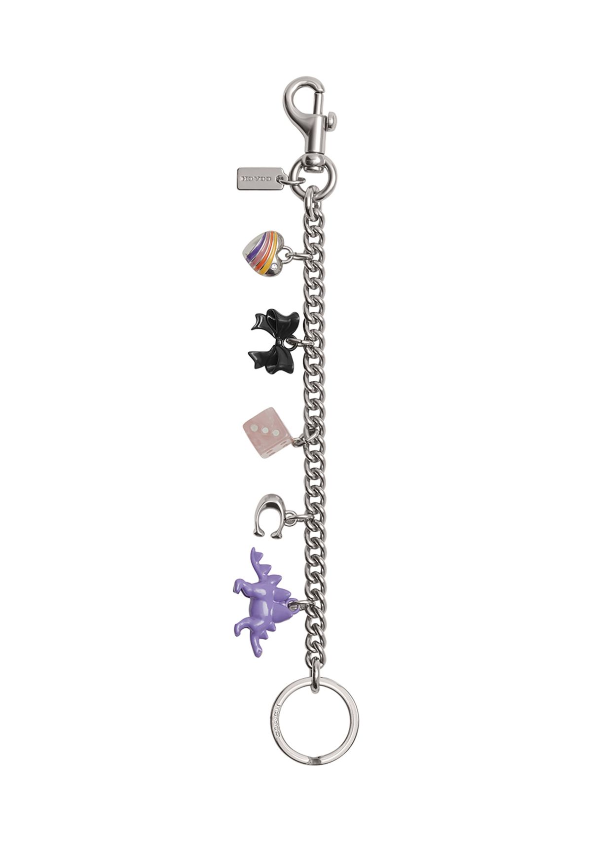 Motif Chain Bag Charm