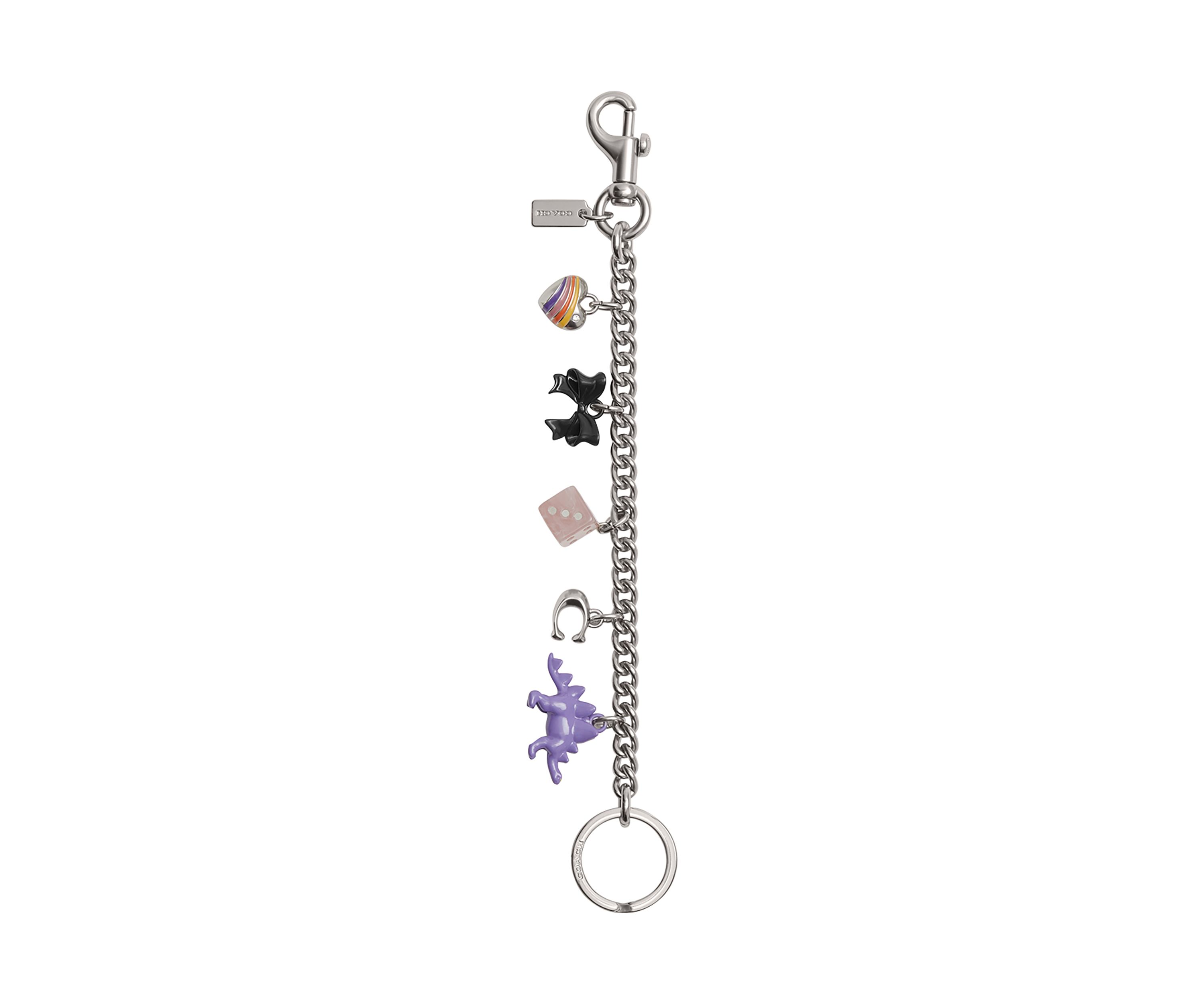 Motif Chain Bag Charm