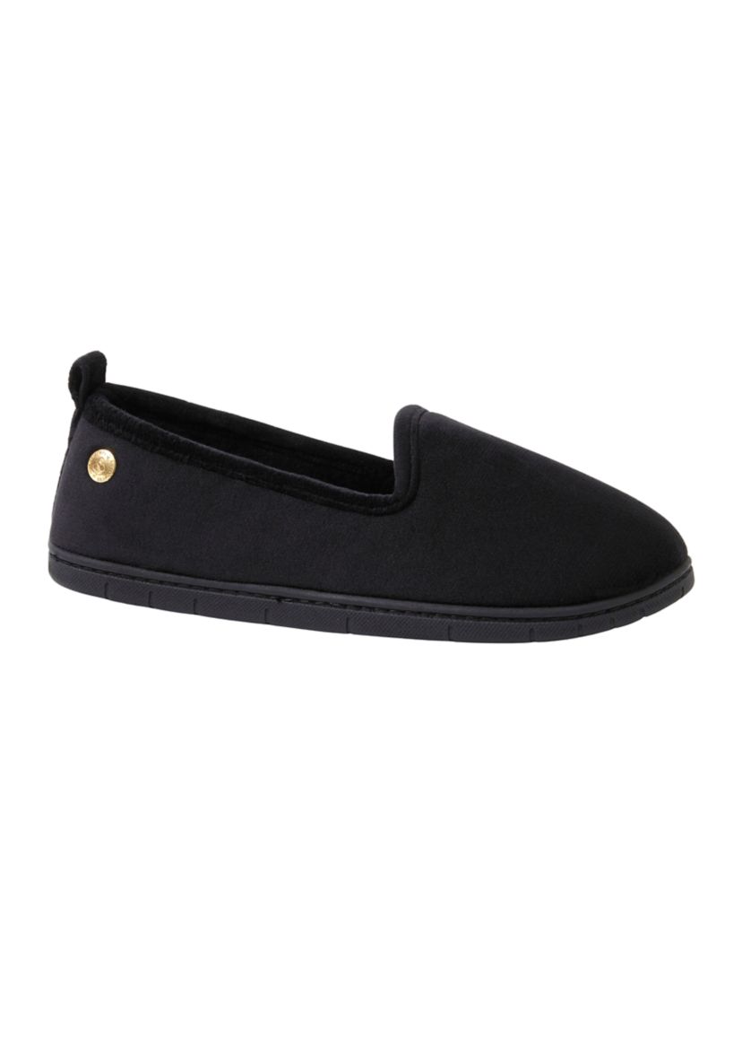 Rachel Velour Closed Back Slippers