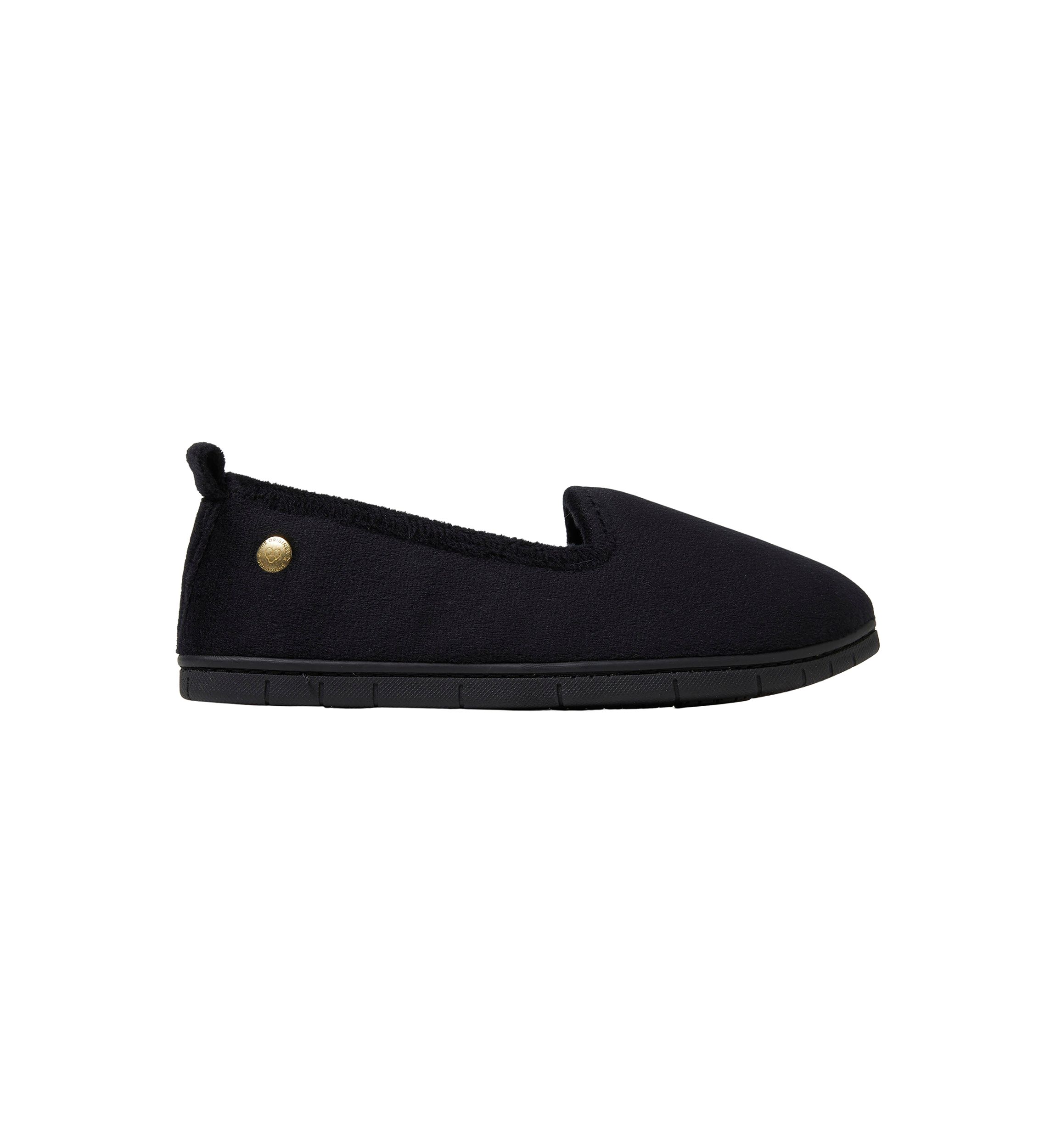Rachel Velour Closed Back Slippers
