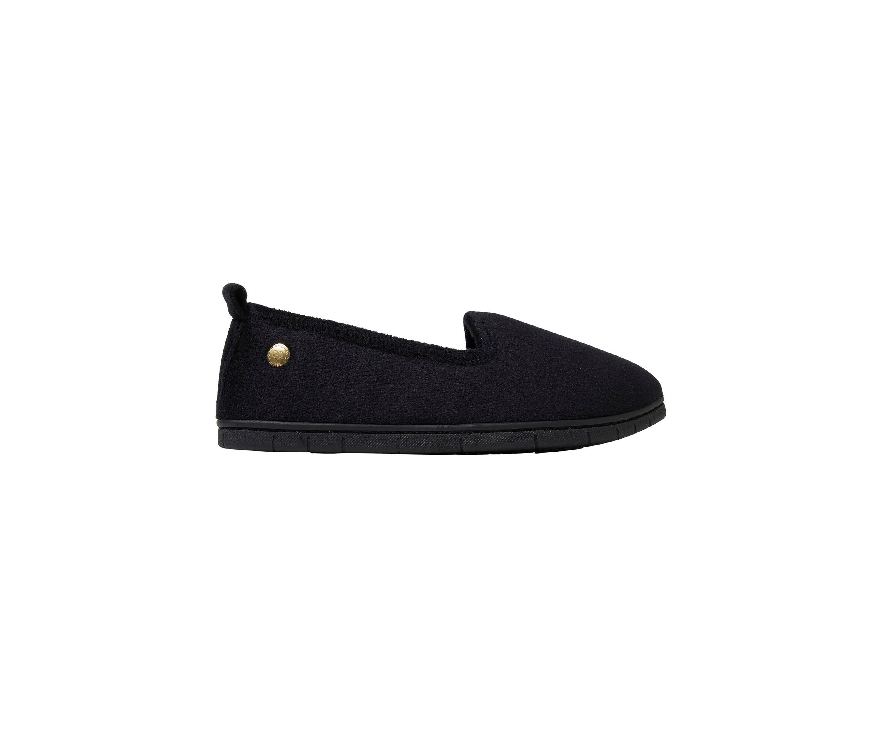 Rachel Velour Closed Back Slippers