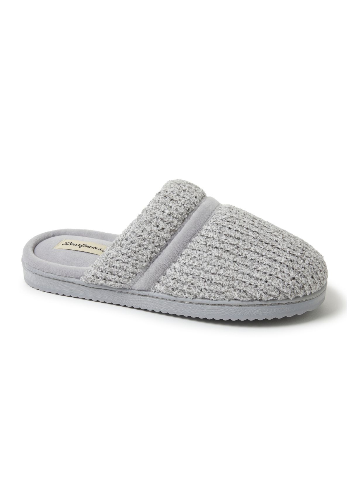 Serena Marled Chenille Scuff Slippers