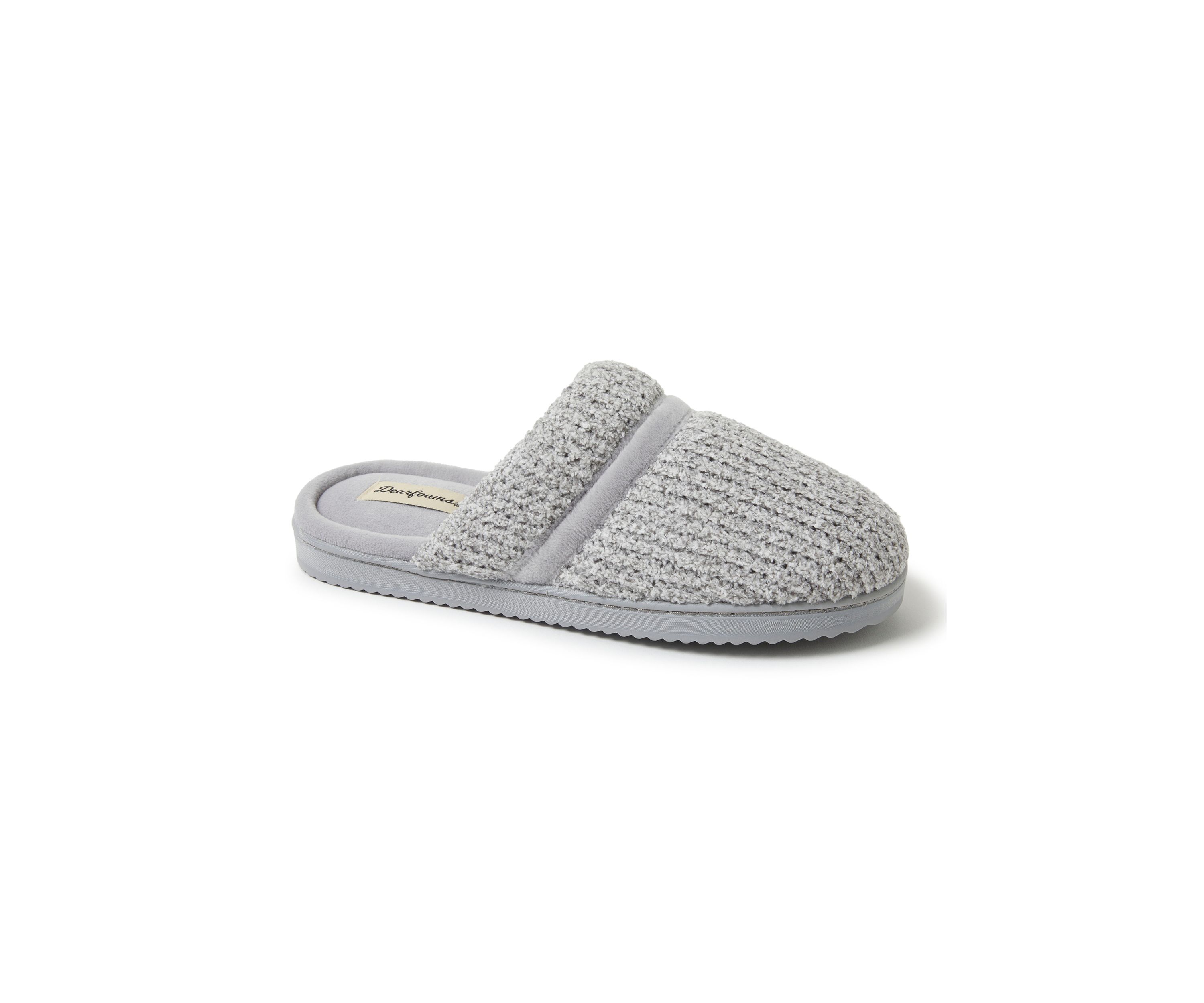 Serena Marled Chenille Scuff Slippers