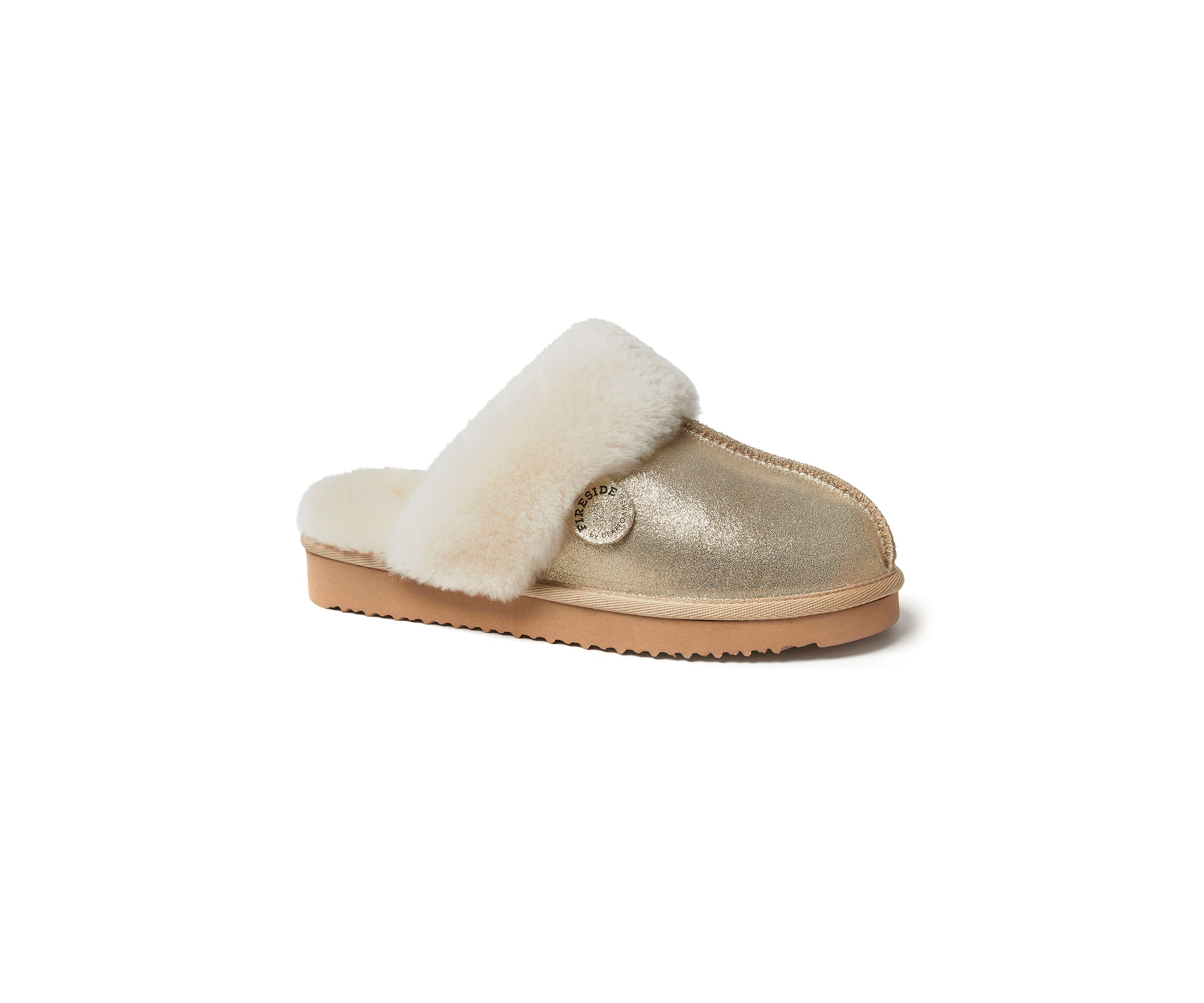 Sydney Genuine Shearling Scuff Slippers