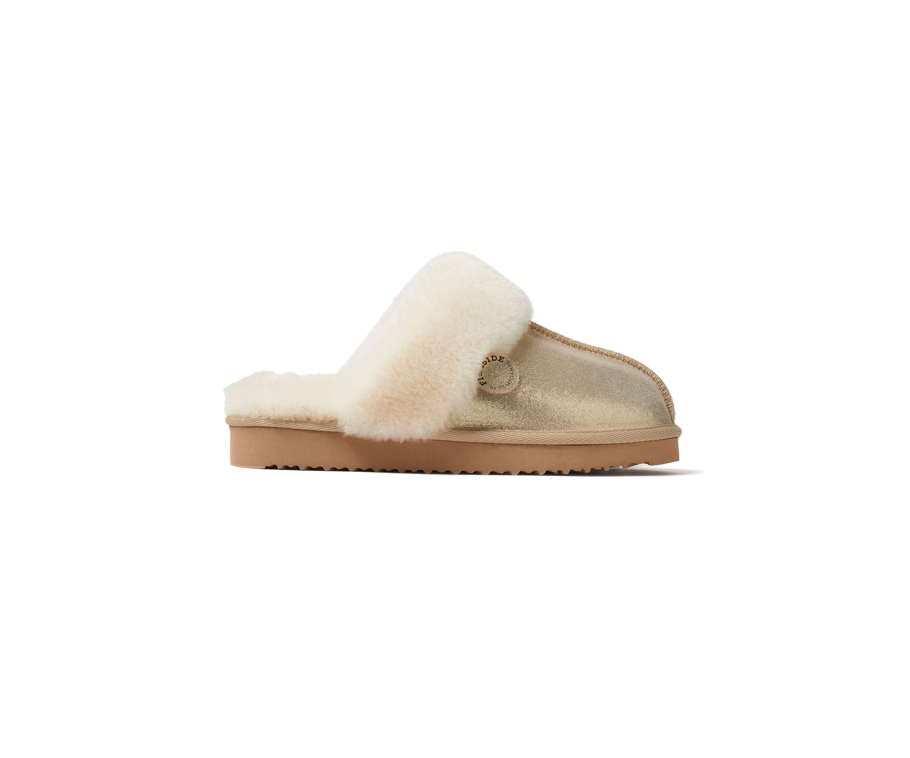 Sydney Genuine Shearling Scuff Slippers