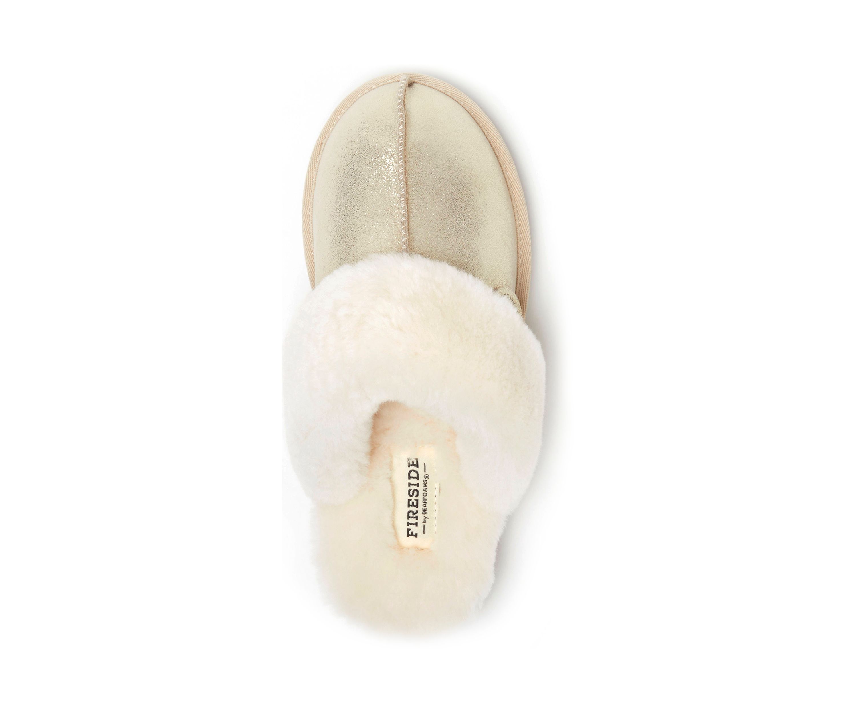 Sydney Genuine Shearling Scuff Slippers