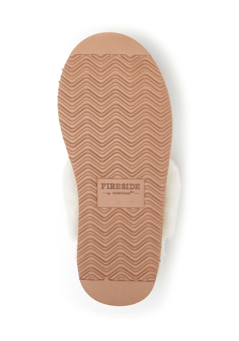 Sydney Genuine Shearling Scuff Slippers