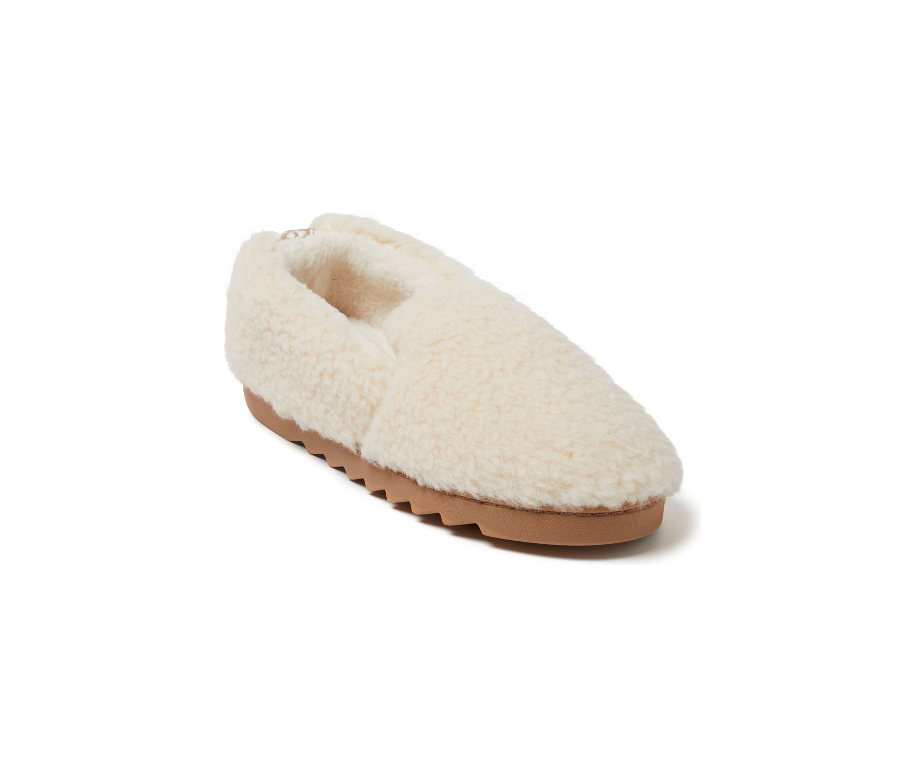 Candace Teddy Close Back Slippers