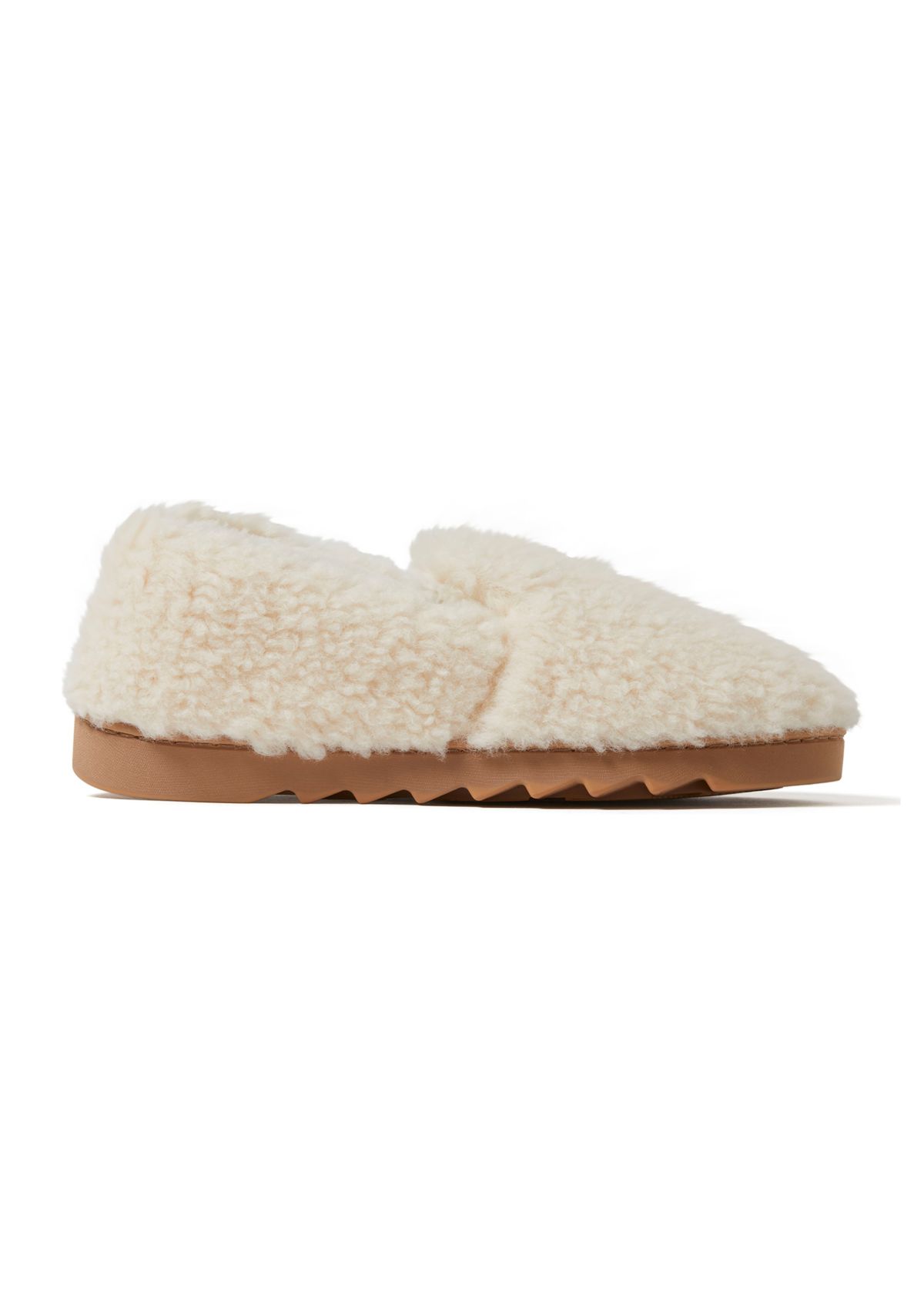 Candace Teddy Close Back Slippers
