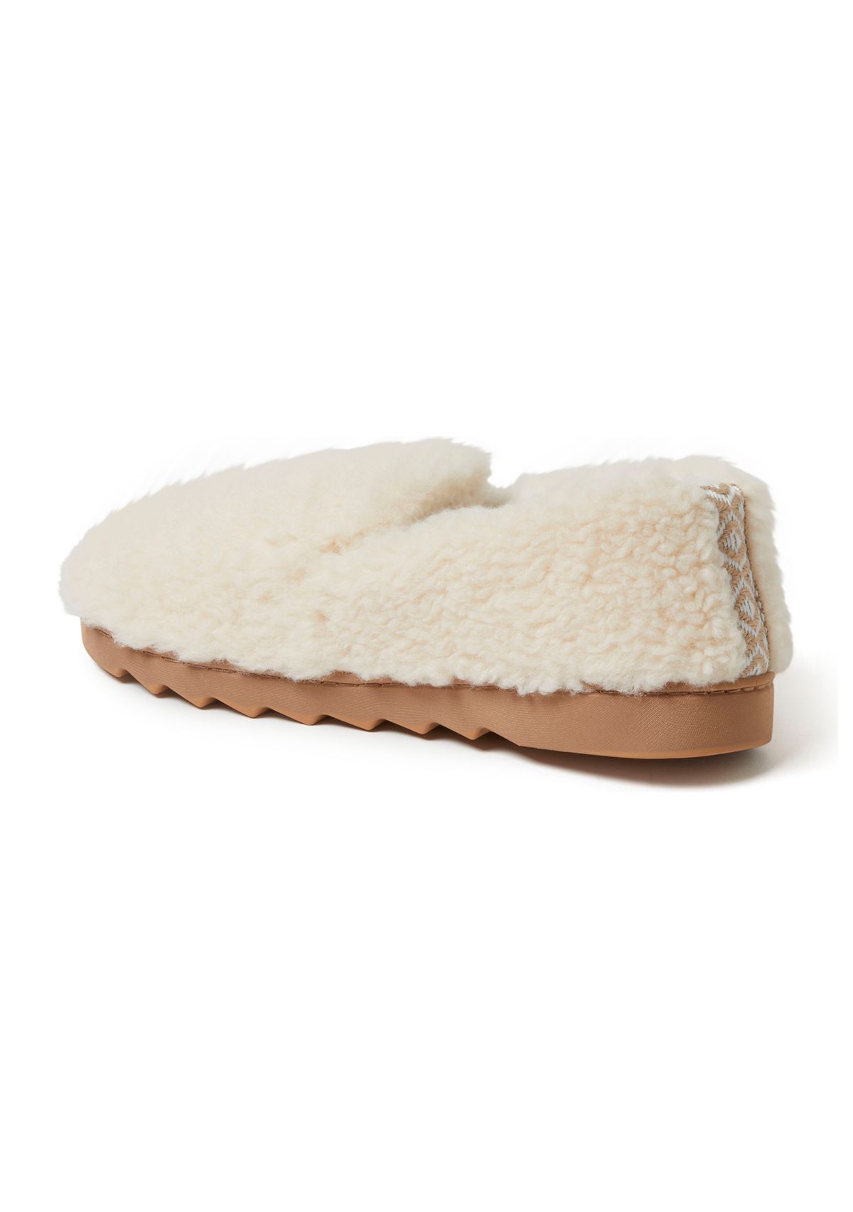 Candace Teddy Close Back Slippers