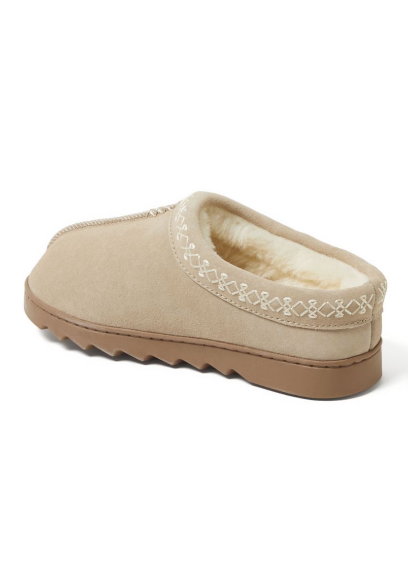 Doreen Genuine Suede Clogs