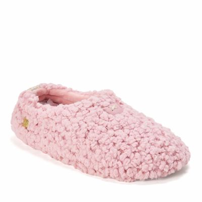 Dearfoams Women's Lounge Slipper Sock, Mauve, XL
