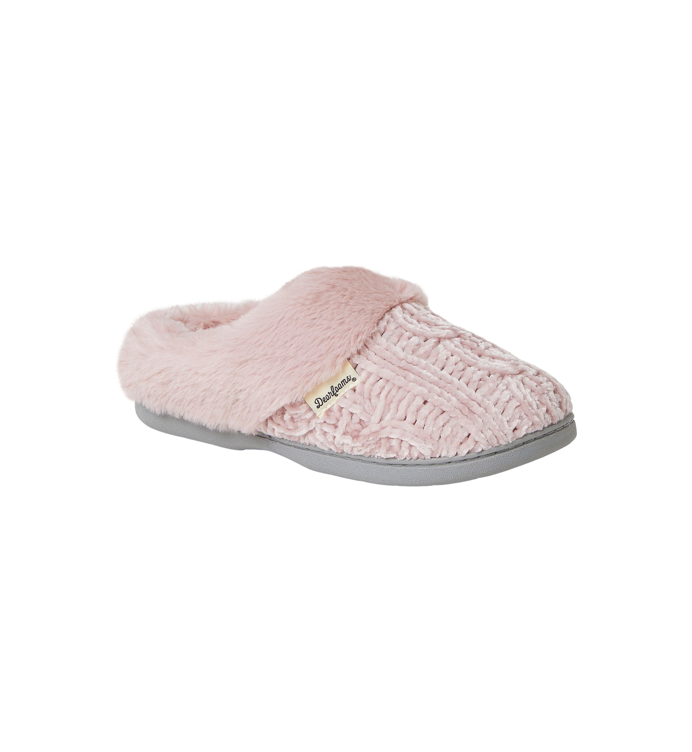 Claire Cable Knit Chenille Clogs