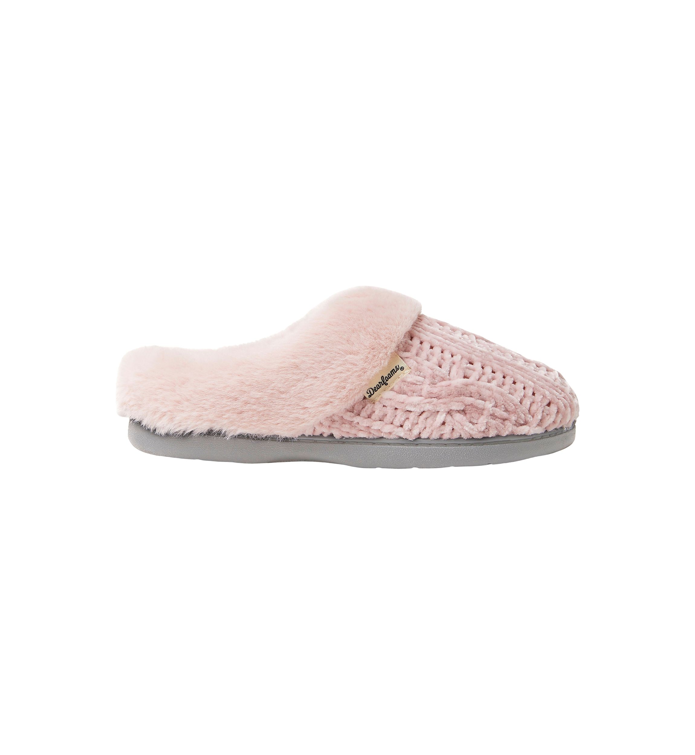 Claire Cable Knit Chenille Clogs