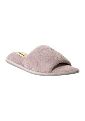 Dearfoams Women's Beatrice Terry Slides