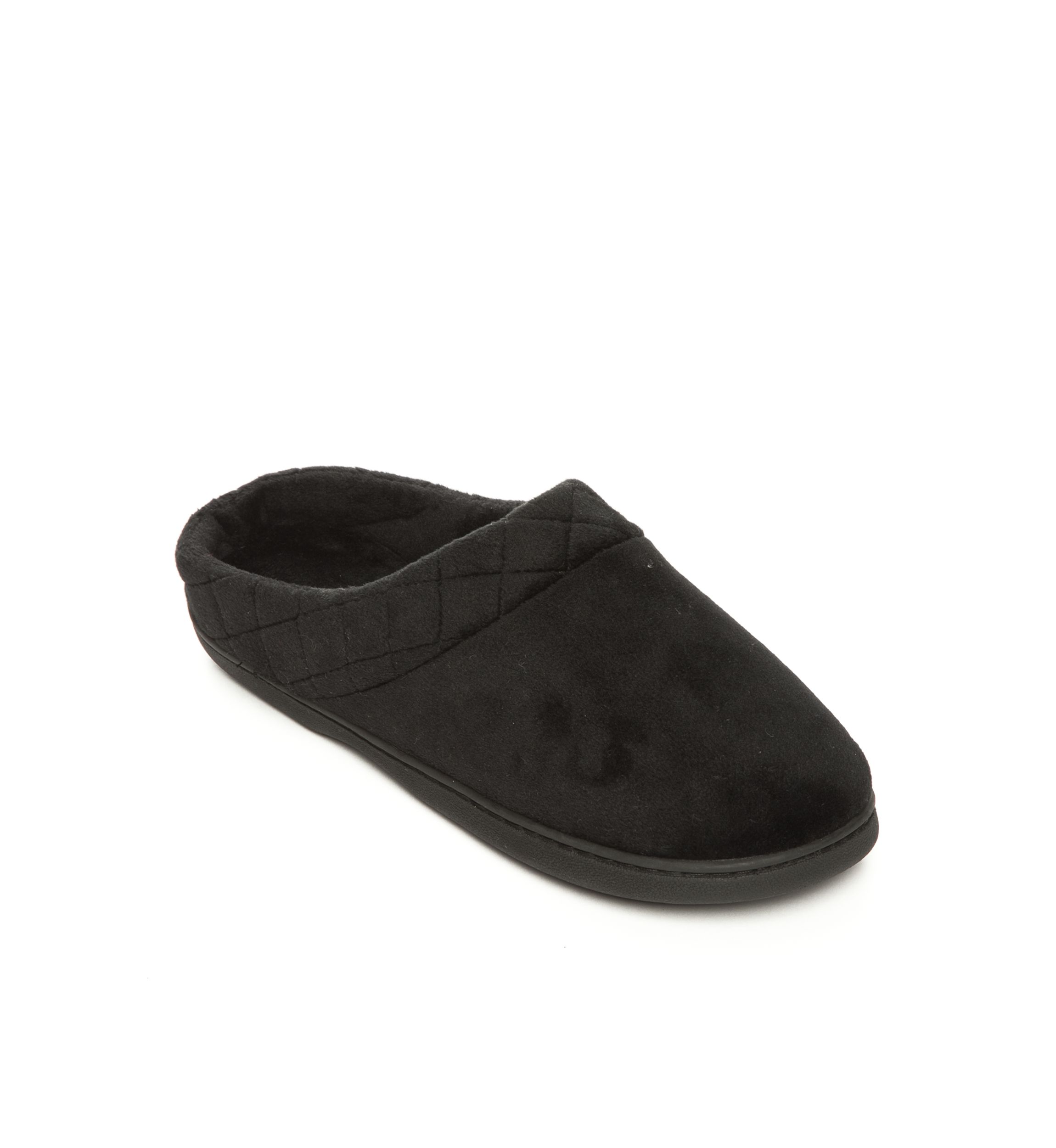 Womens Darcy Velour Clogs with Quilted Cuff