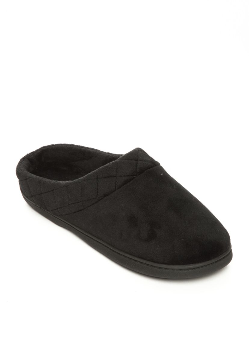 Womens Darcy Velour Clogs with Quilted Cuff