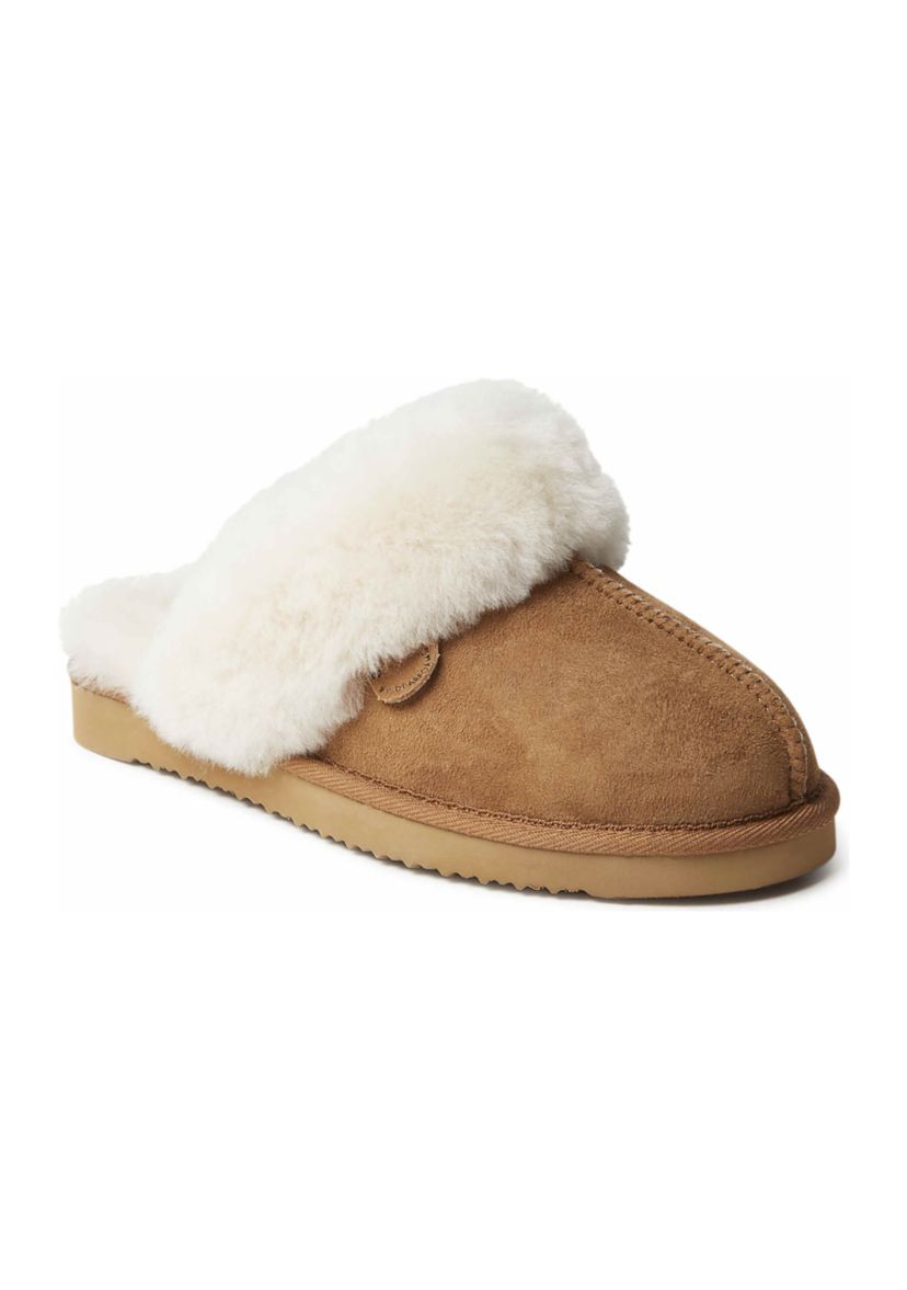 Sydney Genuine Shearling Scuff Bootie Slippers