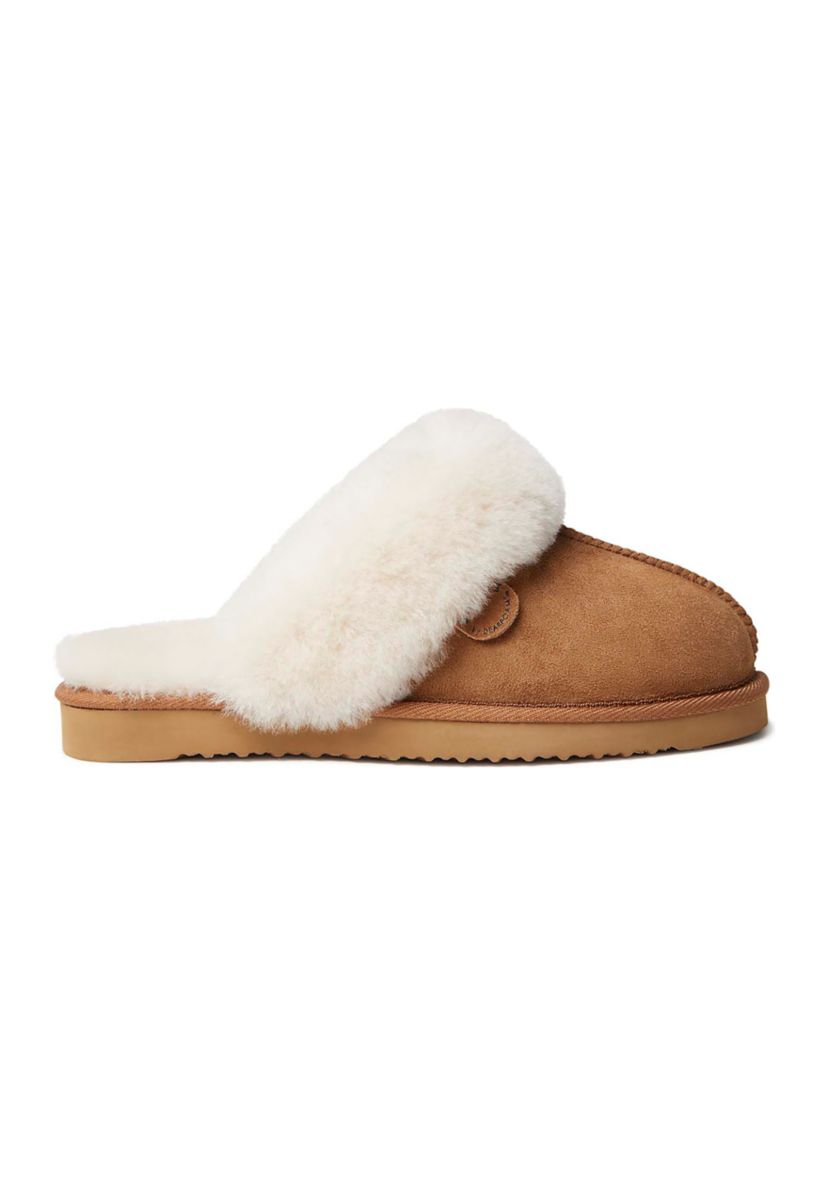 Sydney Genuine Shearling Scuff Bootie Slippers