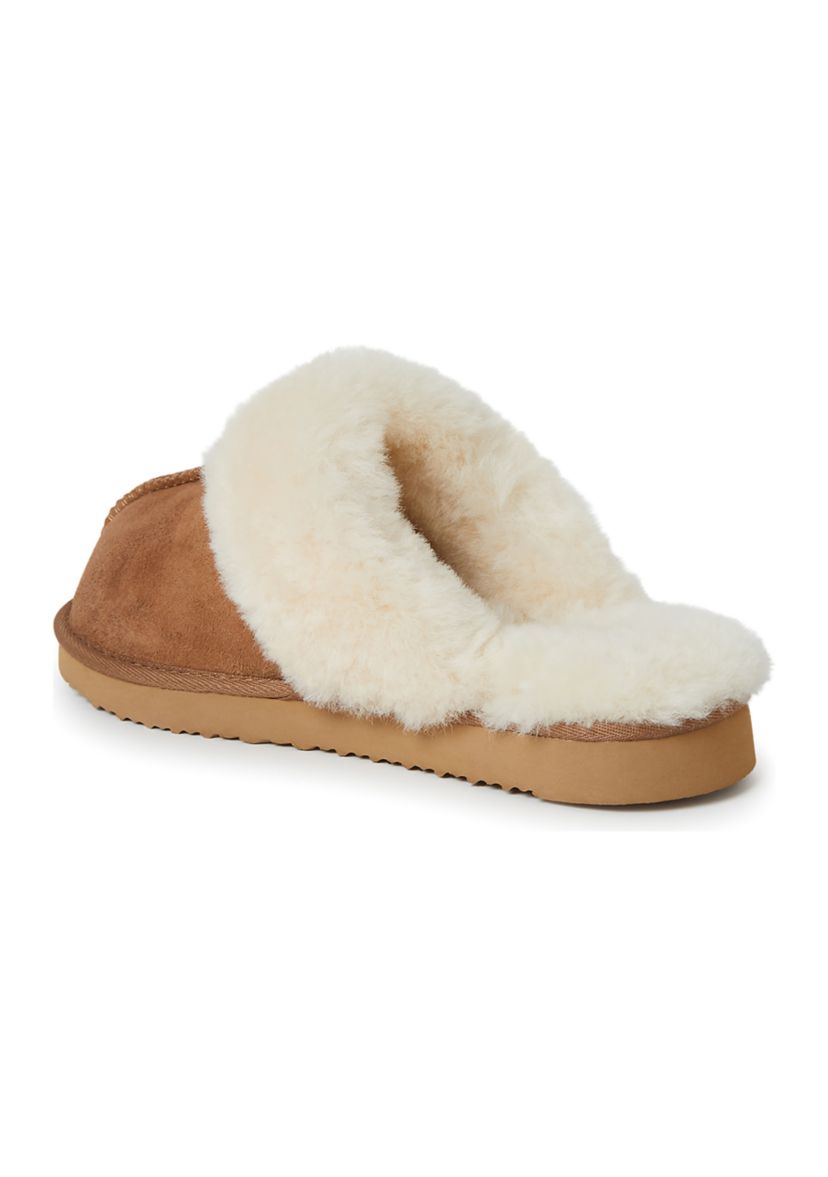 Sydney Genuine Shearling Scuff Bootie Slippers